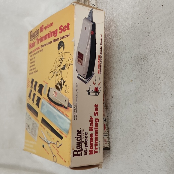 Vintage Raycine Clipper New Old Stock Original Box, Attachments Unused - Picture 6 of 7